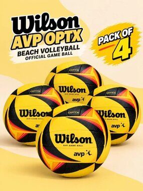 The Unbranded Brand Wilson AVP OPTX Beach Volleyball Official Game Ball – Yello